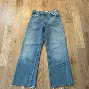 Women’s Zara jeans.
